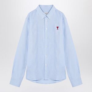 Ami Paris Men's Light Blue Ami De Coeur Shirt